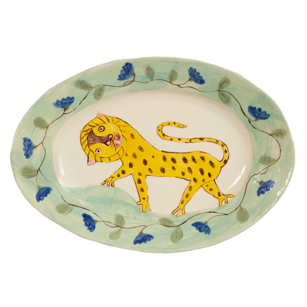 Lion and Clematis Plate