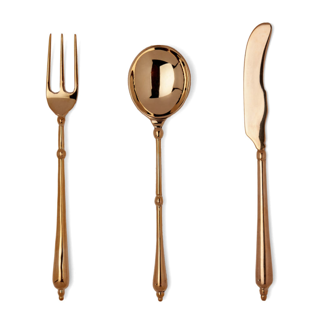 Brass Cutlery Set