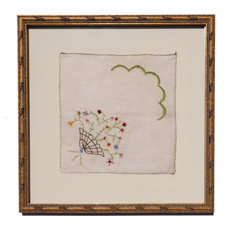 Vintage Floral Embroidery No. 7