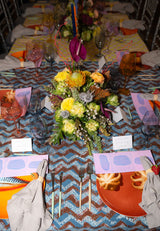 Batik Tablecloth - Chevron Stripes