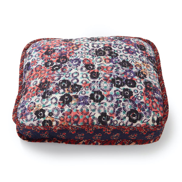 Floral Ink Midnight Pillow