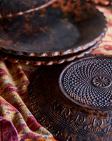 Oaxacan Carved Scalloped Plate