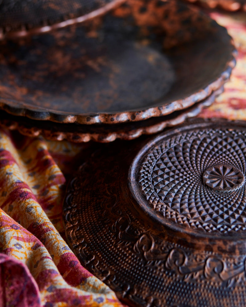 Oaxacan Carved Scallop Plate