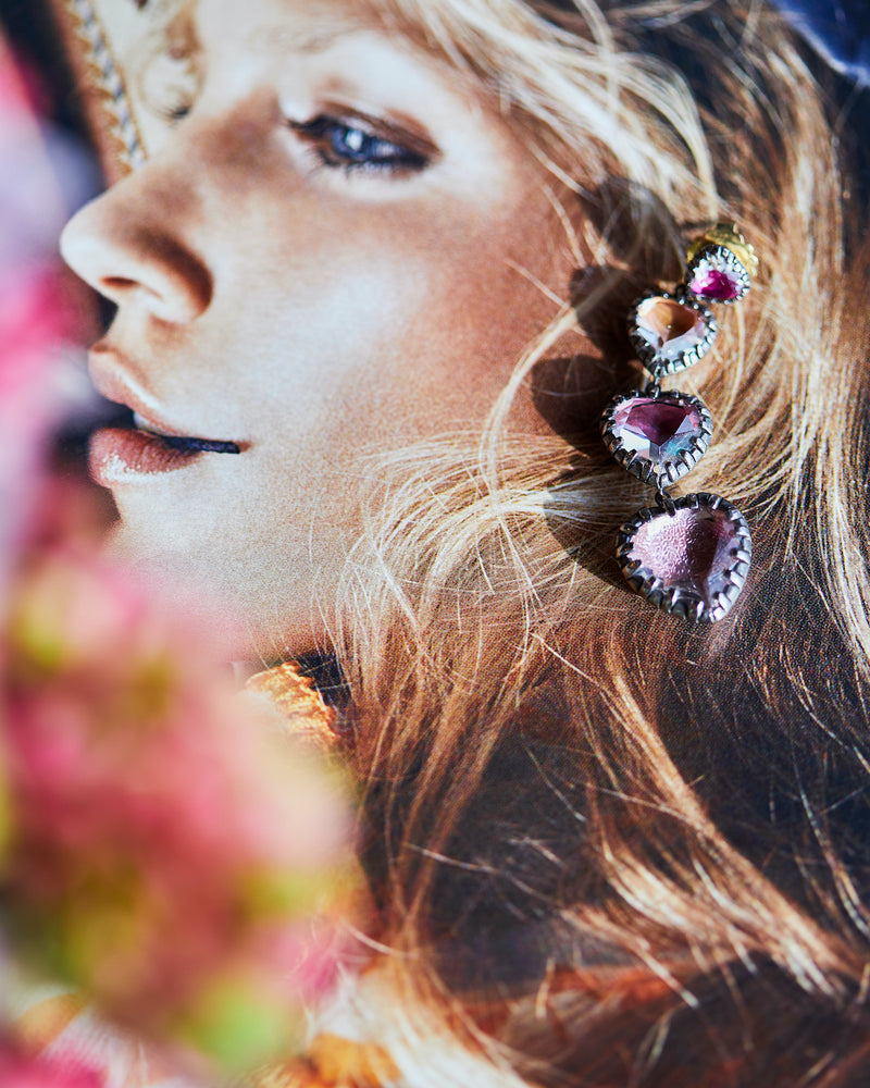 Valentina 'I Love NY' 4-Drop Earrings