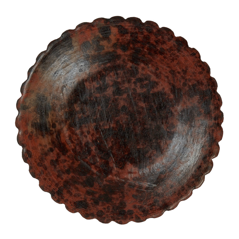 Oaxacan Carved Scallop Plate