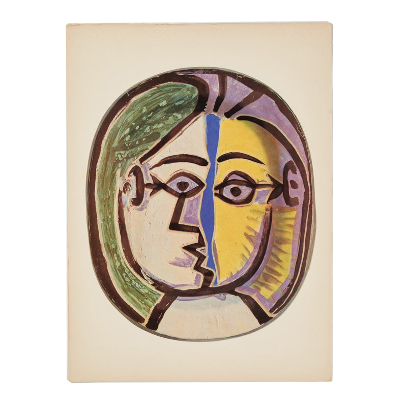 Pablo Picasso Color Plate - Face
