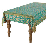 Ikat Tablecloth - Jade Petal