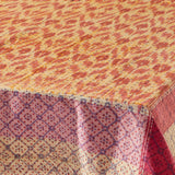 Ikat Tablecloth - Orange Rose Sand