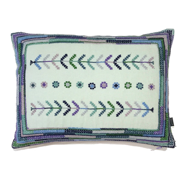 Embroidered Pillow - Imm Kamal Lilac