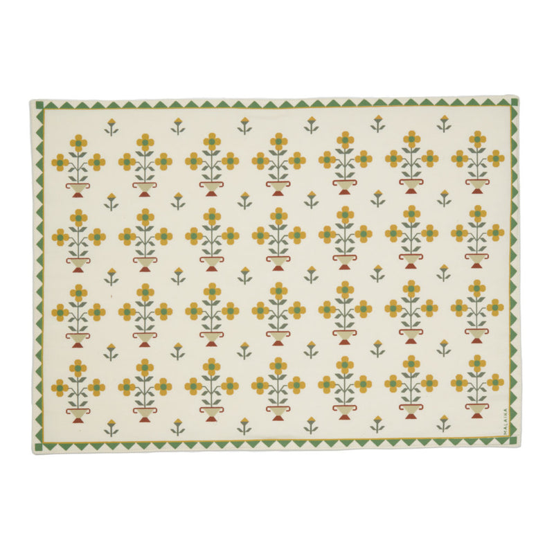 Ottoman Vase Placemats - Green