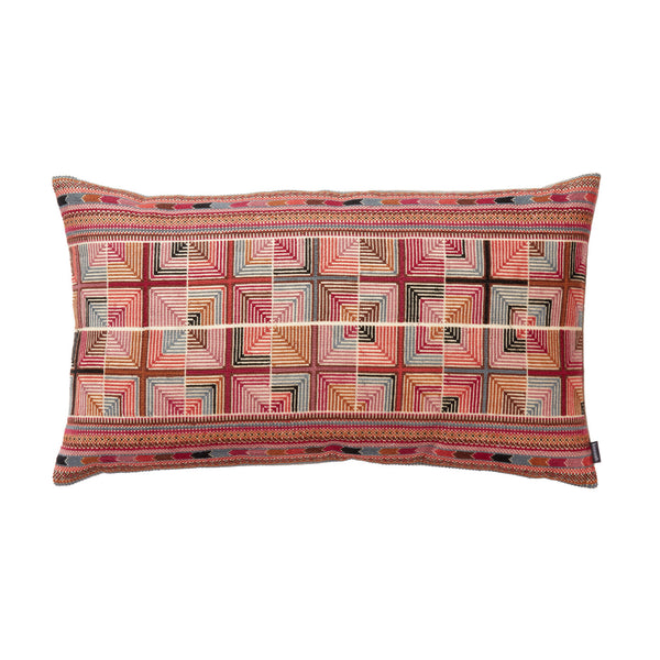 Embroidered Pillow - Autumn Double Feather