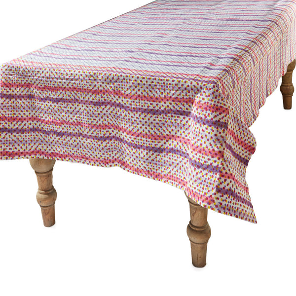 Ikat Tablecloth - Carousel Petal