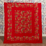 French Roller Printed Chintz Quilt