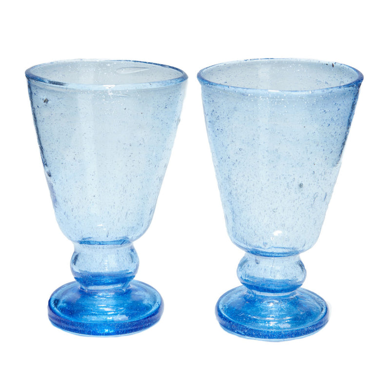 Sultan Wine Glasses - Blue